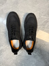 百麗厚底輕便健步鞋男戶(hù)外增高休閑運動(dòng)鞋A1980BM5 煙墨黑 42 曬單實(shí)拍圖