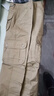 稻草人（MEXICAN）純棉男式工裝褲寬松高腰大碼休閑褲綁腿戰術(shù)褲多口袋勞保長(cháng)褲 卡其黃[多袋褲]工裝褲[1條裝] 2XL 號130斤-150斤 曬單實(shí)拍圖
