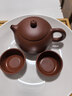 百年利永宜興紫砂壺純手工原礦朱泥西施喜樂(lè )一壺兩杯功夫茶具送長(cháng)輩禮物 西施·喜樂(lè )-朱泥【一壺兩杯】 220ml 曬單實(shí)拍圖