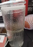 然也玻璃水杯子耐高溫吸管杯辦公室高顏值飲料杯茶杯650mlKH101 曬單實(shí)拍圖