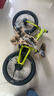 優(yōu)貝（RoyalBaby）兒童自行車(chē)鎂合金男女單車(chē) 月亮系列5-9歲 宇航員18寸 檸檬綠 曬單實(shí)拍圖