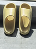 樸西新款EVA踩屎感厚底拖鞋女士居家室內情侶拖鞋男 黃色 37-38 曬單實(shí)拍圖