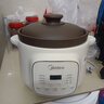 美的（Midea）電燉鍋電砂鍋 電燉盅 陶瓷煲湯鍋燉湯鍋紫陶鍋3L燕窩燉盅煮粥寶寶輔食鍋電煮鍋燉鍋MD-DGE3056 曬單實(shí)拍圖