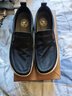 駱駝（CAMEL）套腳輕盈雨傘布休閑一腳蹬男士布鞋 G13S391065 黑色 39  曬單實(shí)拍圖