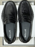 百麗一腳蹬休閑豆豆鞋男士牛皮革樂(lè )福皮鞋8XB01CM5 黑色 39 曬單實(shí)拍圖