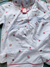 貓人女士睡衣女春夏季純棉家居服次日達新印花可外穿短袖夏天開(kāi)衫套裝 曬單實(shí)拍圖