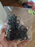 橡皮筋加厚加粗黑色女扎頭皮筋頭發(fā)圈高彈力一次性皮筋彈力小皮筋 1包-200個(gè) 曬單實(shí)拍圖