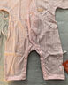 貝瑞加（Babyprints）新生兒連體衣2件裝嬰兒純棉內衣薄款四季爬服柔軟寶寶哈衣 粉52 曬單實(shí)拍圖