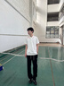 天使季節防曬網(wǎng)球服男短袖2026新款男士polo衫運動(dòng)T恤羽毛球服 本白 L 曬單實(shí)拍圖