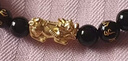 中國黃金（CHINA GOLD）黃金手鏈男士款六字真言貔貅足金轉運珠婦女節生日禮物送男友爸爸 【今/次日達】6mm六字真言貔貅手鏈 約0.3g 曬單實(shí)拍圖
