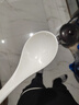 拾畫(huà)陶瓷大號湯勺飯勺子22.8cm 盛湯勺舀粥調羹湯匙餐勺單只裝 曬單實(shí)拍圖