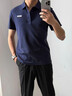 私創(chuàng  )10A抗菌高端POLO衫定制印logo翻領(lǐng)短袖工作服夏廣告文化衫刺繡T恤 【10A抗菌涼感】--藏青 L 曬單實(shí)拍圖