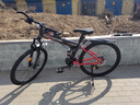 鳳凰（Phoenix）折疊車(chē)山地自行車(chē)折疊27速碟剎減震變速成人男女學(xué)生公路越野單車(chē) 曬單實(shí)拍圖