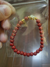 今夕朱砂手串女士手鏈轉運珠佛珠本命年馬年送女友情侶禮物禮品 6mm朱砂玉葫蘆手鏈女 曬單實(shí)拍圖