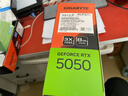 技嘉（GIGABYTE）RTX5050顯卡魔鷹風(fēng)魔半高刀卡臺式機電腦游戲SD繪畫(huà)設計Ai智能學(xué)習獨顯三角洲行動(dòng) RTX 5050 GAMING OC 8G魔鷹 曬單實(shí)拍圖