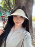 GOLOVEJOY高樂(lè )捷防曬空頂帽夏季戶(hù)外運動(dòng)騎車(chē)通勤遮陽(yáng)大帽檐無(wú)痕可折疊 白 曬單實(shí)拍圖
