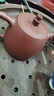 京東京造宜興紫砂壺手工【原礦紫泥】煮茶泡茶壺茶具 竹節漢鐸壺258ml禮盒 曬單實(shí)拍圖
