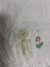 全棉時(shí)代嬰兒隔汗巾紗布吸汗兒童寶寶開(kāi)學(xué)幼兒園純棉墊背小熊小鹿小貓3條 曬單實(shí)拍圖