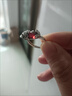 貔貅戒指女S999純銀開(kāi)口招財轉運食指環(huán)翡翠尾戒個(gè)性簡(jiǎn)約女士禮物 銀色紅貔貅戒指001 曬單實(shí)拍圖