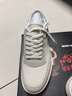 柒牌男士休閑鞋2024秋季新款時(shí)尚潮流百搭輕便舒適系帶男鞋子白色板鞋 大白 40 曬單實(shí)拍圖