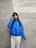 波司登（BOSIDENG）26春季輕薄羽絨服防風(fēng)鎖溫女士輕暖鵝絨短款外套B260135054 【店長(cháng)推薦】風(fēng)信藍5C26 M 165/88A 體重約110-120斤 曬單實(shí)拍圖