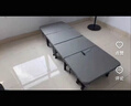 HASAYOVA折疊床午休床辦公室午睡床四折行軍床醫院陪護床簡(jiǎn)易沙發(fā)床單人床 【加厚海綿】四折疊180*80-附4輪 曬單實(shí)拍圖