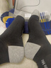 夢(mèng)特嬌100%純棉襪子男春夏季中筒艾草精油襪7A抗菌防臭吸汗休閑運動(dòng)棉襪 曬單實(shí)拍圖