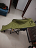 小魔四擋折疊躺椅 戶(hù)外折疊椅露營(yíng)椅子便攜午休椅午睡床帶腳托 綠 曬單實(shí)拍圖