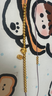 金小貅黃金轉運珠女足金999路路通古法珠手鏈DIY隔珠散珠手鏈送禮編繩 5mm[古法]0.38-0.4g重工版 曬單實(shí)拍圖