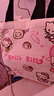 kitty帆布包大容量春夏新款卡通帆布包可愛(ài)通勤包小眾百搭手提包 KT【粉色-無(wú)掛件】 曬單實(shí)拍圖