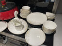 精締陶瓷JINGDI景德鎮家用新款碗碟套裝中式高顏值陶瓷骨瓷餐具套裝碗盤(pán)喬遷新居 【店長(cháng)推薦】大好江山富貴煲配置 49件套 曬單實(shí)拍圖
