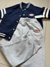 Dickies6-12歲中小學(xué)男女兒童美式潮流春秋款棒球服套裝夾克新款運動(dòng)服 斯標_雙藏青+斯標K灰 140 曬單實(shí)拍圖