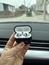 斯幻柯適用airpods4保護殼蘋(píng)果耳機套四代airpods硅膠四代外殼airpods4盒airpods4保護套-熊貓款-黑 曬單實(shí)拍圖