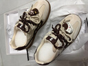 百麗撞色愛(ài)心阿甘德訓鞋童鞋2026春新商場(chǎng)同款薄底板鞋L2015A86 米白 35 曬單實(shí)拍圖