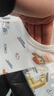 紅豆兒童秋衣秋褲男女中大童秋冬純棉內衣套裝薄款精梳棉毛衫睡衣 2092本白（圓領(lǐng)） 140 曬單實(shí)拍圖