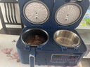 摩飛電器（Morphyrichards）電飯煲雙膽雙控低糖電飯鍋1-2-3人用微壓電壓力鍋小型迷你2+2升電火鍋多功能鍋二合一摩飛 MR8501 輕奢藍 4L 曬單實(shí)拍圖