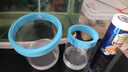 魚(yú)缸孵化盒孔雀魚(yú)繁殖隔離盒小型魚(yú)卵魚(yú)苗斑馬魚(yú)斗魚(yú)缸內魚(yú)缸用品 小號藍孵化桶（雙層整套）送吸盤(pán) 水族隔離箱 曬單實(shí)拍圖