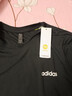 阿迪達斯（adidas）男女同款夏季涼爽運動(dòng)速干針織短袖JJ0621 曬單實(shí)拍圖