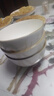 陶瓷碗家用喜慶喬遷新居碗碟餐具套裝歲月靜好飯碗 歲月靜好3碗 曬單實(shí)拍圖