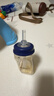 M&M吸管杯兒童喝奶杯防漏吸管奶瓶1-3歲-6歲進(jìn)口PPSU耐摔學(xué)飲奶瓶 星月款 240ml +直飲嘴 曬單實(shí)拍圖
