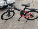 Jeep 吉普自行車(chē)折疊山地車(chē)前后雙減震碟剎變速山地自行車(chē)-戰神 戰神-勁酷黑紅（可折疊+雙減震） 24速26寸(適合身高1.6~1.80m） 曬單實(shí)拍圖