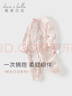 戴維貝拉新生兒爬服女寶寶春裝連體衣嬰兒棉哈衣包屁衣 曬單實(shí)拍圖