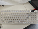 狼蛛（AULA）F98ProV3客制化透明機械鍵盤(pán)三模熱插拔RGB 95鍵 無(wú)線(xiàn)/有線(xiàn)/藍牙gasket電腦鍵盤(pán)電競游戲專(zhuān)用 【F98ProV3】白透/冰晶軸/10000mAh 曬單實(shí)拍圖
