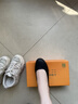 威谷爾夏季空姐工作鞋女黑色平底圓頭久站不累上班通勤軟底超軟輕盈女鞋 超纖2.5cm 厚底7001 37 曬單實(shí)拍圖