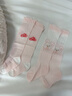 貝因美（Beingmate）嬰兒長(cháng)筒襪新生兒襪子春季寶寶過(guò)膝襪男女童透氣無(wú)骨兒童高筒襪子 曬單實(shí)拍圖