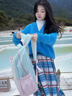 VICTORIATOURIST初中生書(shū)包女高顏值高中生大學(xué)生背包大容量ins風(fēng)超輕減負雙肩包 曬單實(shí)拍圖