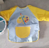 隨燦兒童罩衣畫(huà)畫(huà)防水幼兒園吃飯活動(dòng)罩衫畫(huà)室美術(shù) 【藍拼黃】?jì)和浪忠?件 （M碼/建議身高80-105CM) 曬單實(shí)拍圖
