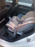 貝倍適（BAYBETSS）兒童安全座椅汽車(chē)用0-4-12歲寶寶360度旋轉嬰兒車(chē)載坐椅ISOFIX 米灰色【遮陽(yáng)棚+上拉帶+側保護】 曬單實(shí)拍圖