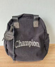 Champion冠軍26春季新款兩用雙肩包復古絨布單肩包手提包兩用女生 深藍 曬單實(shí)拍圖