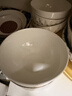 京東京造 碗盤(pán)餐具整套 碗具套裝喬遷之喜骨瓷陶瓷家用 飯碗4.5英寸*6 曬單實(shí)拍圖